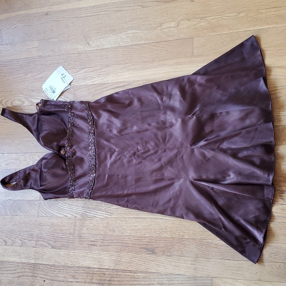NWT Oleg Cassini embellished party dress 4